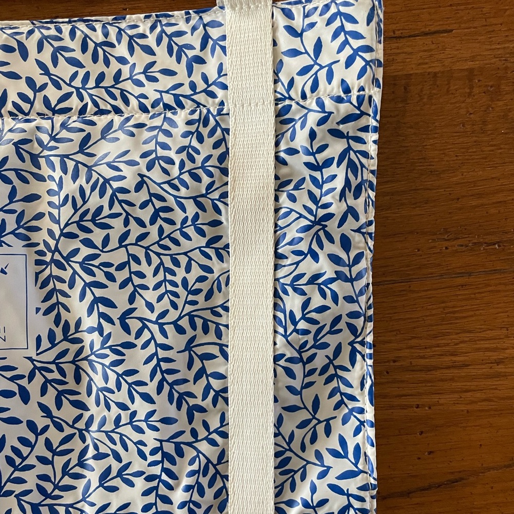 Origami Unicorn Royal Blue and White Travel Toiletry Under Garment Accessory Bag - Picture 7 of 10